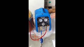 Refrigerant Recovery Machine Value VRR24L With Manchester 50lbs Cylinder [upl. by Hras]