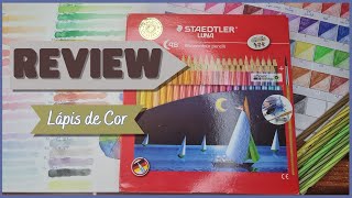 MAIS UM LÁPIS DE COR AQUARELÁVEL DE STAEDTLER INCRÍVEL  Staedtler Luna 48 cores Review completo [upl. by Essiralc482]