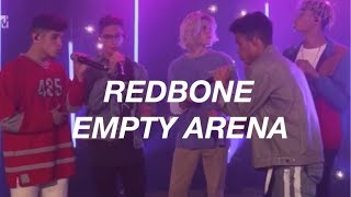 PRETTYMUCH • redbone  EMPTY ARENA [upl. by Hardner518]