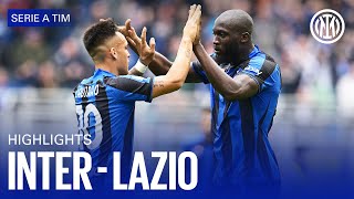 INTER 31 LAZIO  HIGHLIGHTS  SERIE A 2223 ⚫🔵🇬🇧 [upl. by Cleodal]