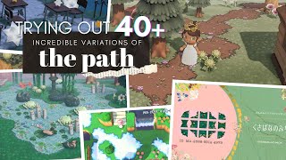 Animal Crossing New Horizons  5 Amazing Custom Path Designs You Should Try [upl. by Meean146]