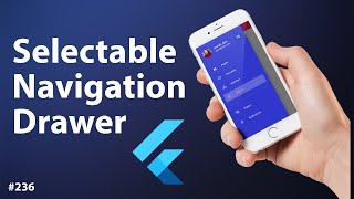 Flutter Tutorial  Selectable Sidebar Menu amp Navigation Drawer [upl. by Paugh57]