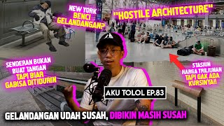 SADISNYA NEW YORK BANGUN KOTA ANTI GELANDANGAN SEMUA TEMPAT GA BISA BUAT TIDUR DAN DUDUK [upl. by Assilla375]