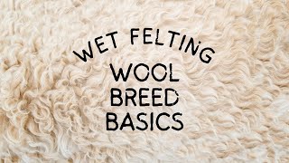 Types of Wool for Wet Felting Learn to Felt with Wool Roving  Combed  Carded  Microns Explained [upl. by Myrle]