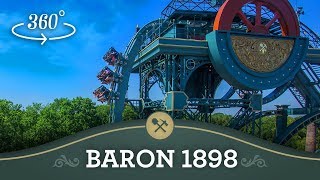 Efteling Onride  Baron 1898  360° [upl. by Dougy]