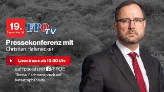 FPÖPressekonferenz Rechtsanspruch auf Katastrophenhilfe [upl. by Bilak]