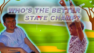 state champ vs state champ  a 9 hole match [upl. by Eyks]