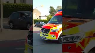 RTW Feuerwehr hamm auf Anfahrt [upl. by Fredenburg]