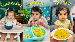 What my 9 Month old Baby Eats in a Day  3 Food recipes for 912 month babies [upl. by Dorrie]