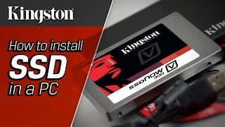 How to Install SSD in PC  Kingston Technology [upl. by Nirtiak]