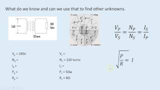 Transformer Circuit and Equation [upl. by Jinny]