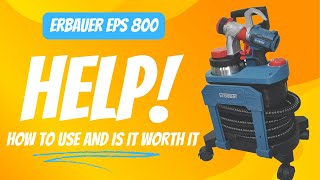 Erbauer eps800 paint sprayer Screwfix diy painting spraypaint handyman painter [upl. by Suoinuj842]