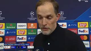 Thomas Tuchel Post Match Interview Real Madrid vs Bayern Munich 2 1 [upl. by Seroled600]