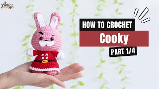 614  Christmas Cooky Amigurumi 14  How To Crochet Dolls Amigurumi  AmiSaigon [upl. by Celestina]