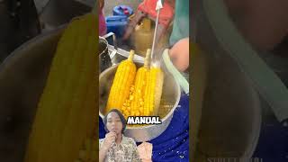 CARA MENGUPAS JAGUNG streetfood reaction shorts [upl. by Narej]