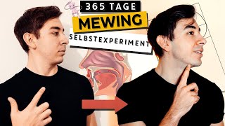 365 Tage Mewing  Durch Zungenposition ein attraktives Gesicht bekommen Mewing deutsch [upl. by Ardnasirk]