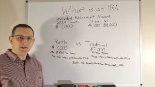 What is an IRA a Roth IRA a Traditional IRA and How are They Different [upl. by Neetsuj]