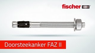 fischer Doorsteekanker FAZ II [upl. by Kall]