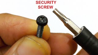 How to Open a Torx Security Screw with regular screwdriver [upl. by Ehtylb293]