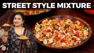 Street Style Mixture  Muri Mixture Recipe  Indian Street Food  Puffed Rice Mixture Snacks Recipe [upl. by Dichy]