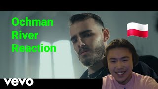 Krystian Ochman  River  REACTION Reacting To Polish Music Beautiful voice [upl. by Enawd897]