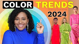 2024 Fashion Color Trends Spring  What to Wear in 2024 [upl. by Jeffie]