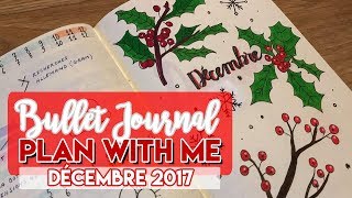 PLAN WITH ME  Décembre 2017  Bullet journal 🐺 [upl. by Moht]