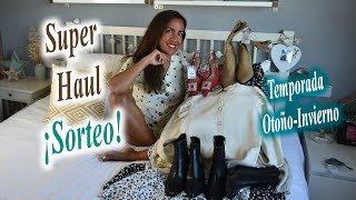 SUPER HAUL Y SORTEO ZARA BERSHKA LEFTIES SHEIN [upl. by Gilberto]