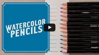 5 Watercolor Pencil Techniques for Cardmaking  Stampin’ Up [upl. by Britton]