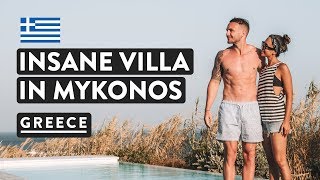 LUXURY GREEK VILLAS IN MYKONOS  With Private Pools  Greece Travel Vlog 2018 [upl. by Niletak]