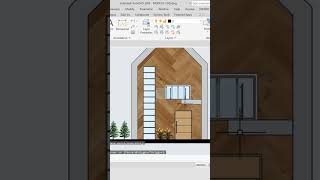 FACHADA COM TEXTURA NO AUTOCAD I DYNAMIC BLOCK autocadshorts [upl. by Tima]