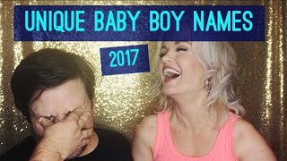 2017 Unique Baby Boy Names that Joe amp Terra DIDNT Pick [upl. by Harpp]