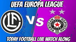 Partizan vs Lugano Fc  Uefa Europa League  Today Football Live [upl. by Leidag835]