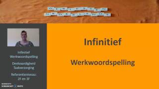 Infinitief Werkwoordspelling [upl. by Ynnod929]