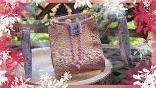 Transparente Handtasche selber nähen Tutorial  FUN ✂ ✁ ✁ [upl. by Alrahs]