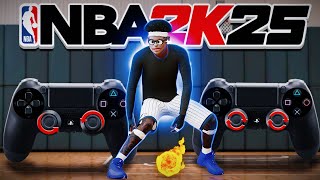 HOW TO DRIBBLE ON BIG BUILDS IN NBA 2K25 DRIBBLE TUTORIAL PUSH CROSS SPEED BOOST amp MORE [upl. by Hightower321]