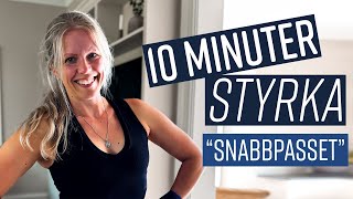 10 MINUTER STYRKA  snabbpasset du får in i din planering ⏱️🙌🏻😄 [upl. by Velick747]