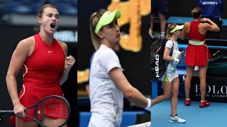 Ukrainian star Reason for Sabalenka handshake snub Sabalenka vs Tsurenko highlights [upl. by Ecirtap]