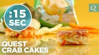 Crab Cakes Recipe  15SecondRecipe [upl. by Waddle]