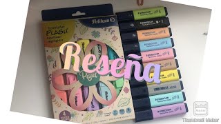 🖍Reseña Marcatextos PELIKAN PASTEL VALEN LA PENA COMPARATIVA CON STAEDTLER 🖍 [upl. by Alliuqahs]