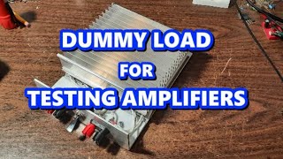 Resistor bank dummy load for testing amplifiers  DIY build [upl. by Atiuqa447]