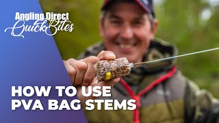 How To Use PVA Bag Stems  Carp Fishing Quickbite [upl. by Im775]