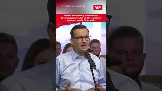 Wpadka na konferencji Morawieckiego quotPiS jest zagrożeniemquot shorts [upl. by Subocaj]