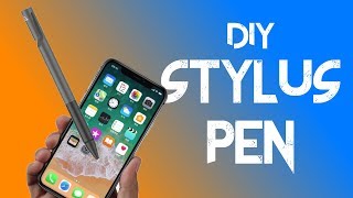 How to make your own STYLUS PEN lifehack [upl. by Aevin956]