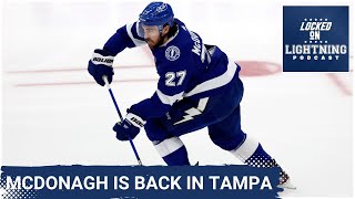 Back where he belongs Lightning bring Ryan McDonagh back to Tampa Bay in trade shocker [upl. by Atinej]