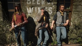 RDR2 Lemoyne Raiders Outfits and Models Red Dead Redemption 2 [upl. by Aitital]