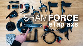 Sram Force eTap AXS NEU vs SRAM Red 12fach Schaltgruppe Tipps Gewichte amp Details deutsch [upl. by Sadella109]