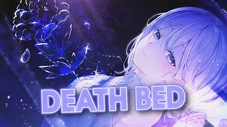 Nightcore  Death Bed Lyrics [upl. by Nylaf987]