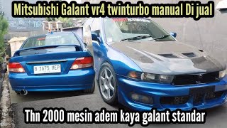 Mitsubishi Galant vr4 twinturbo manual Di jual [upl. by Elyrrad]