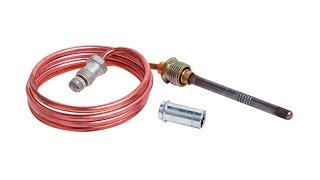 Honeywell Replacement Thermocouple for Gas Furnaces Boilers and Water CQ100A1021 [upl. by Aisatana]